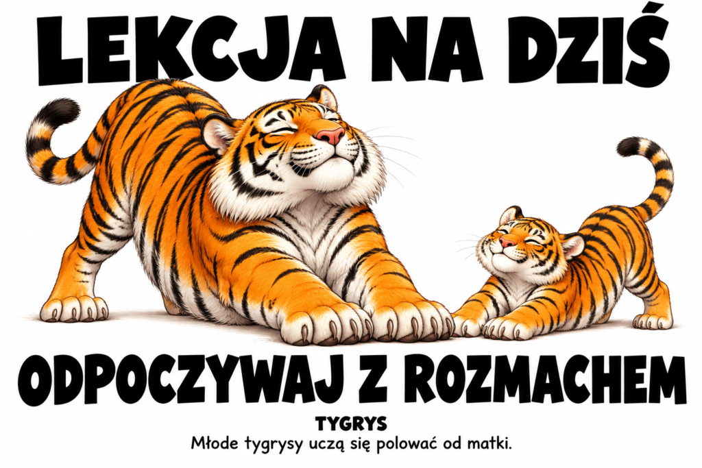 Tygrys — LEKCJA NA DZIŚ