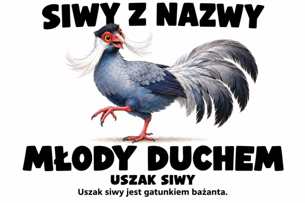 Uszak siwy — SIWY Z NAZWY