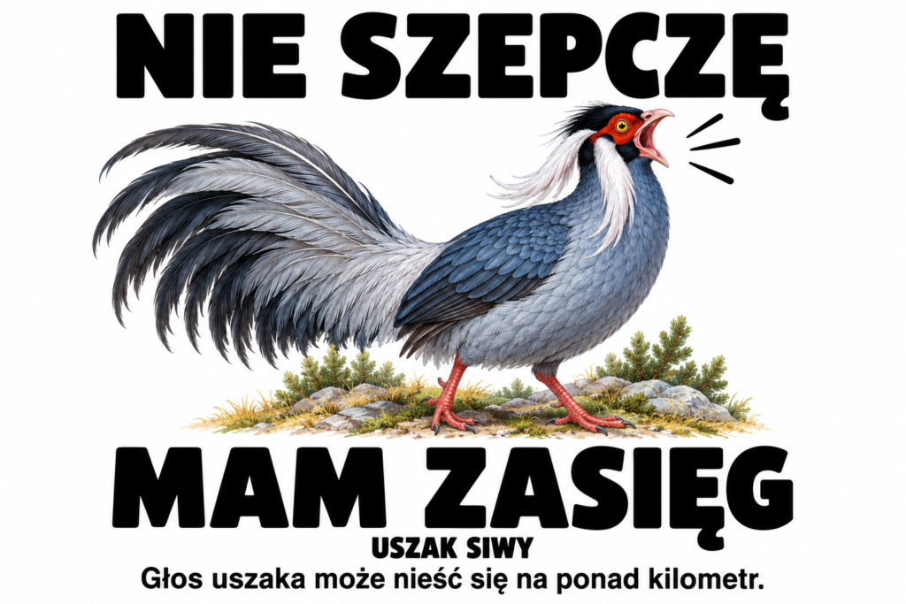 Uszak siwy — NIE SZEPCZĘ