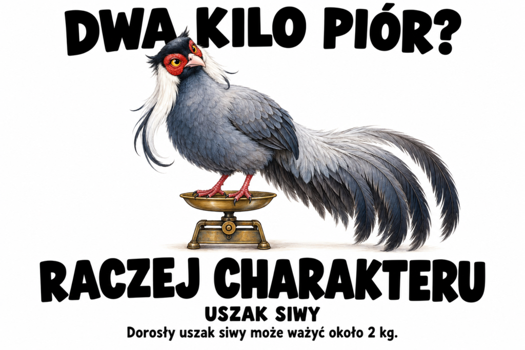 Uszak siwy — DWA KILO PIÓR?