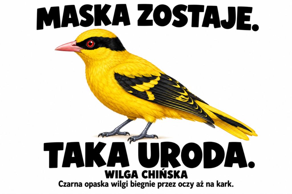 Wilga chińska — MASKA ZOSTAJE