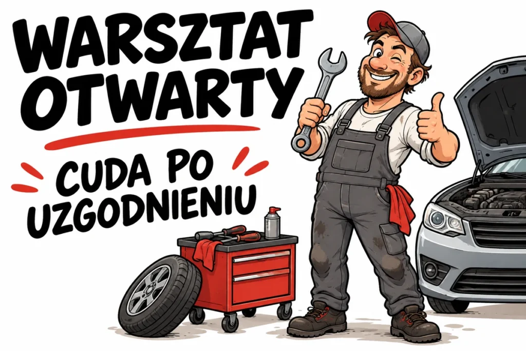 WARSZTAT OTWARTY — CUDA PO UZGODNIENIU | tabliczka Bogler 30 × 20 cm