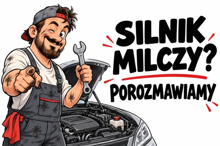 SILNIK MILCZY? — POROZMAWIAMY | tabliczka Bogler 30 × 20 cm