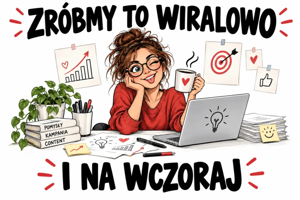 ZRÓBMY TO WIRALOWO — I NA WCZORAJ | tabliczka Bogler 30 × 20 cm
