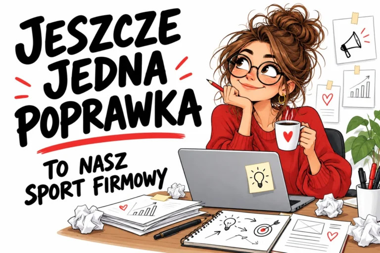 JESZCZE JEDNA POPRAWKA — TO NASZ SPORT FIRMOWY | tabliczka Bogler 30 × 20 cm