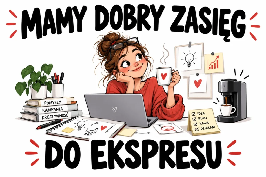 MAMY DOBRY ZASIĘG — DO EKSPRESU | tabliczka Bogler 30 × 20 cm