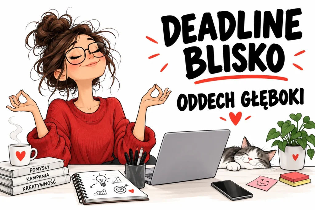 DEADLINE BLISKO — ODDECH GŁĘBOKI | tabliczka Bogler 30 × 20 cm