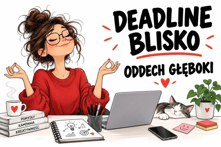 DEADLINE BLISKO — ODDECH GŁĘBOKI | tabliczka Bogler 30 × 20 cm
