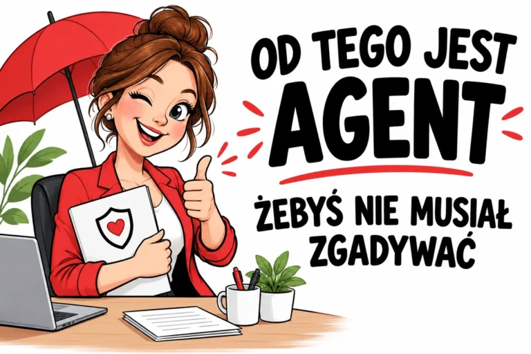 OD TEGO JEST AGENT — ŻEBYŚ NIE MUSIAŁ ZGADYWAĆ | tabliczka Bogler 30 × 20 cm