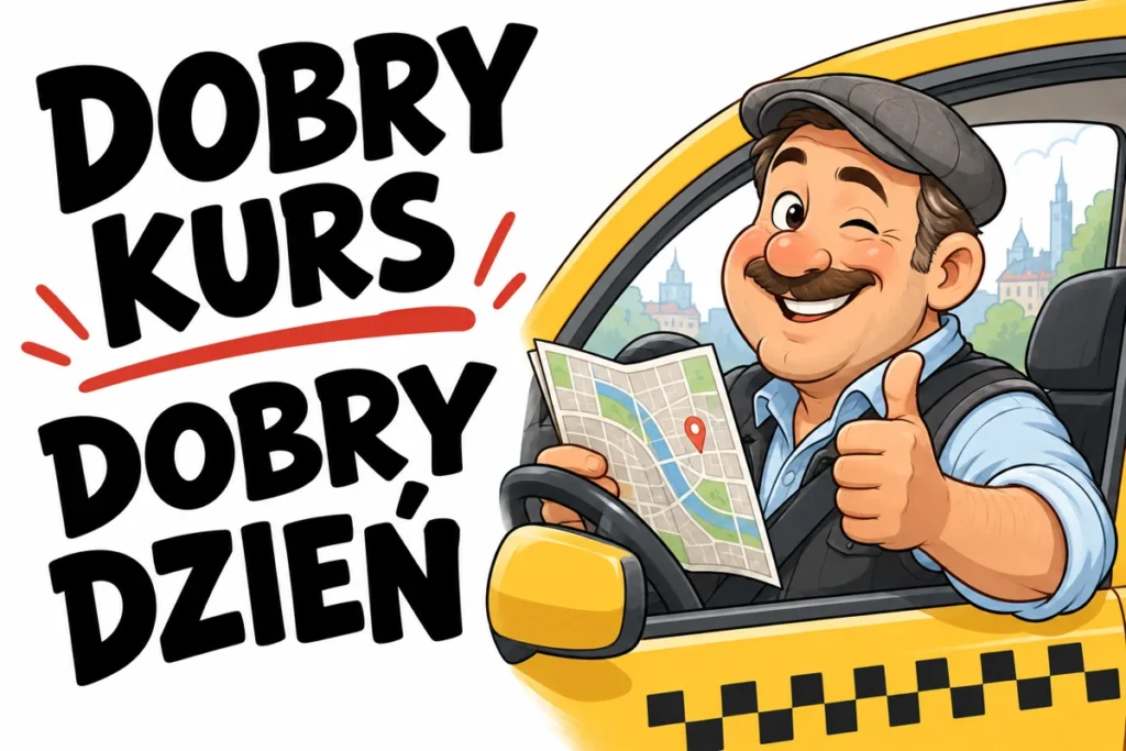 DOBRY KURS — DOBRY DZIEŃ | tabliczka Bogler 30 × 20 cm