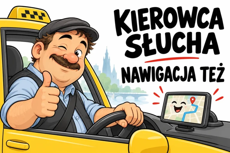 KIEROWCA SŁUCHA — NAWIGACJA TEŻ | tabliczka Bogler 30 × 20 cm