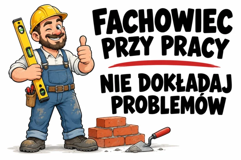 FACHOWIEC PRZY PRACY — NIE DOKŁADAJ PROBLEMÓW | tabliczka Bogler 30 × 20 cm