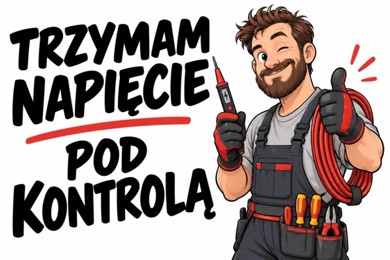 TRZYMAM NAPIĘCIE — POD KONTROLĄ | tabliczka Bogler 30 × 20 cm