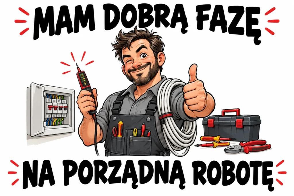 MAM DOBRĄ FAZĘ — NA PORZĄDNĄ ROBOTĘ | tabliczka Bogler 30 × 20 cm