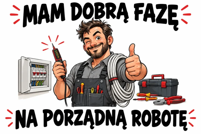MAM DOBRĄ FAZĘ — NA PORZĄDNĄ ROBOTĘ | tabliczka Bogler 30 × 20 cm