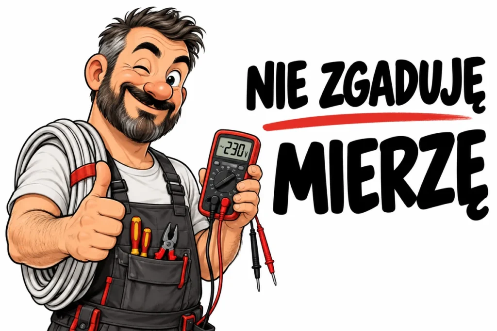 NIE ZGADUJĘ — MIERZĘ | tabliczka Bogler 30 × 20 cm