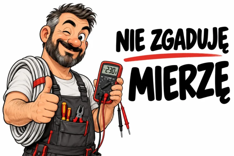 NIE ZGADUJĘ — MIERZĘ | tabliczka Bogler 30 × 20 cm