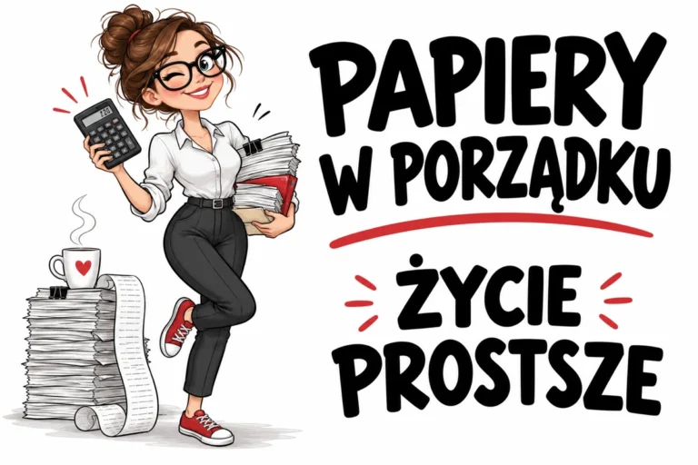 PAPIERY W PORZĄDKU — ŻYCIE PROSTSZE | tabliczka Bogler 30 × 20 cm