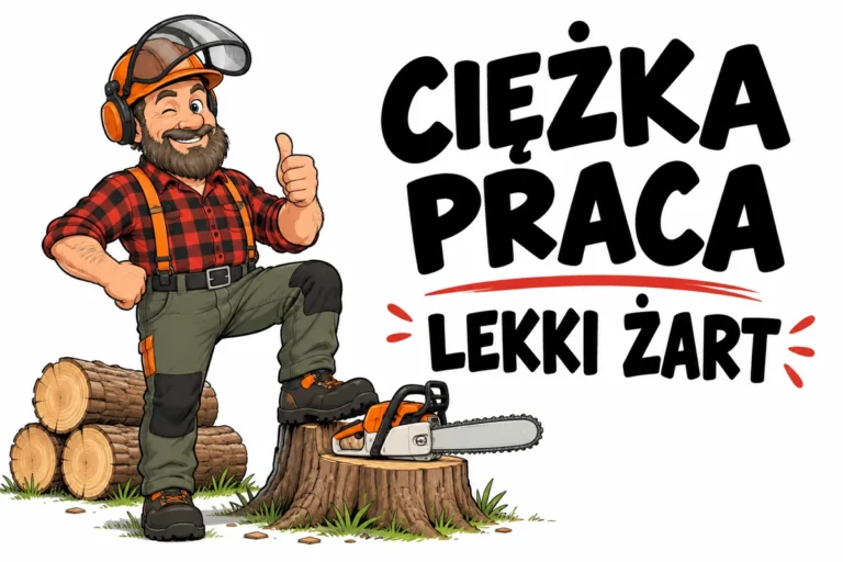 CIĘŻKA PRACA — LEKKI ŻART | tabliczka Bogler 30 × 20 cm
