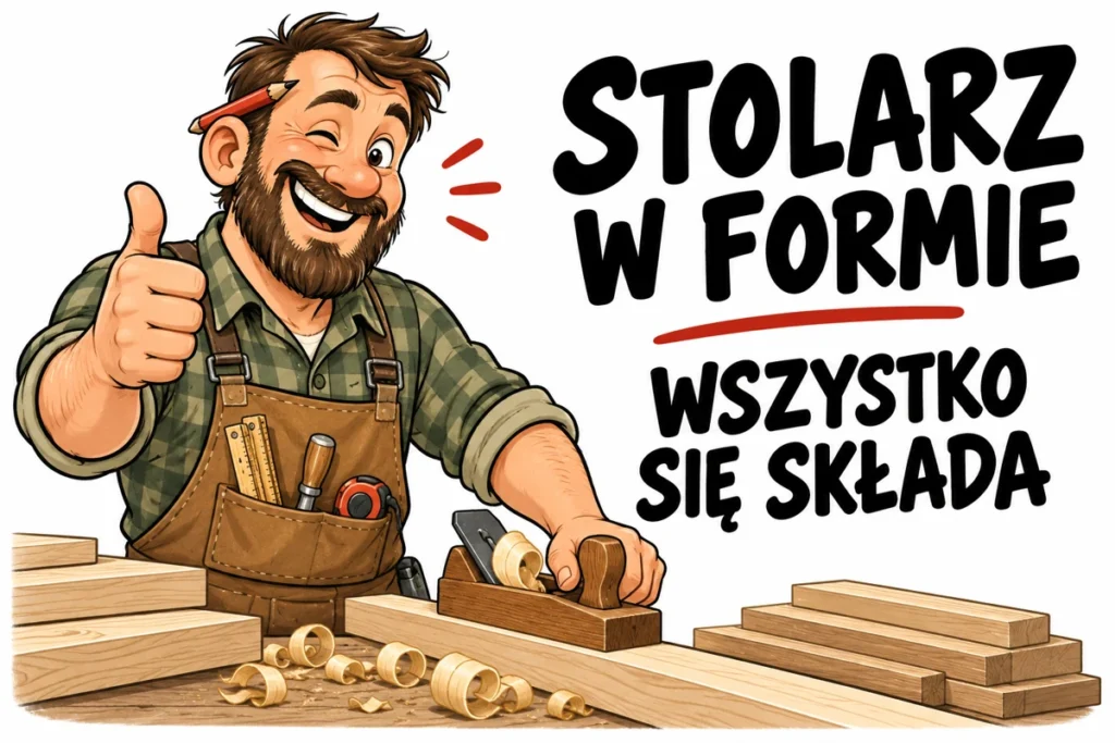 STOLARZ W FORMIE — WSZYSTKO SIĘ SKŁADA | tabliczka Bogler 30 × 20 cm