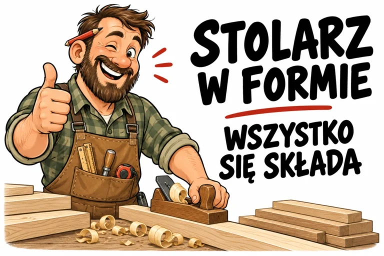 STOLARZ W FORMIE — WSZYSTKO SIĘ SKŁADA | tabliczka Bogler 30 × 20 cm
