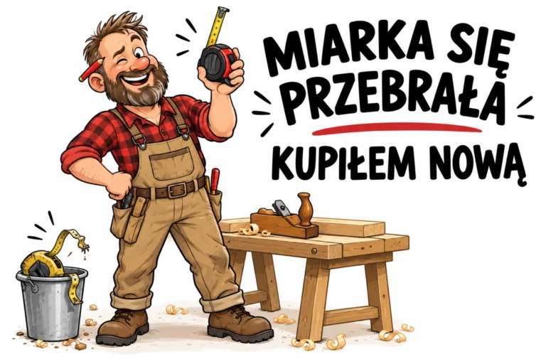 MIARKA SIĘ PRZEBRAŁA — KUPIŁEM NOWĄ | tabliczka Bogler 30 × 20 cm