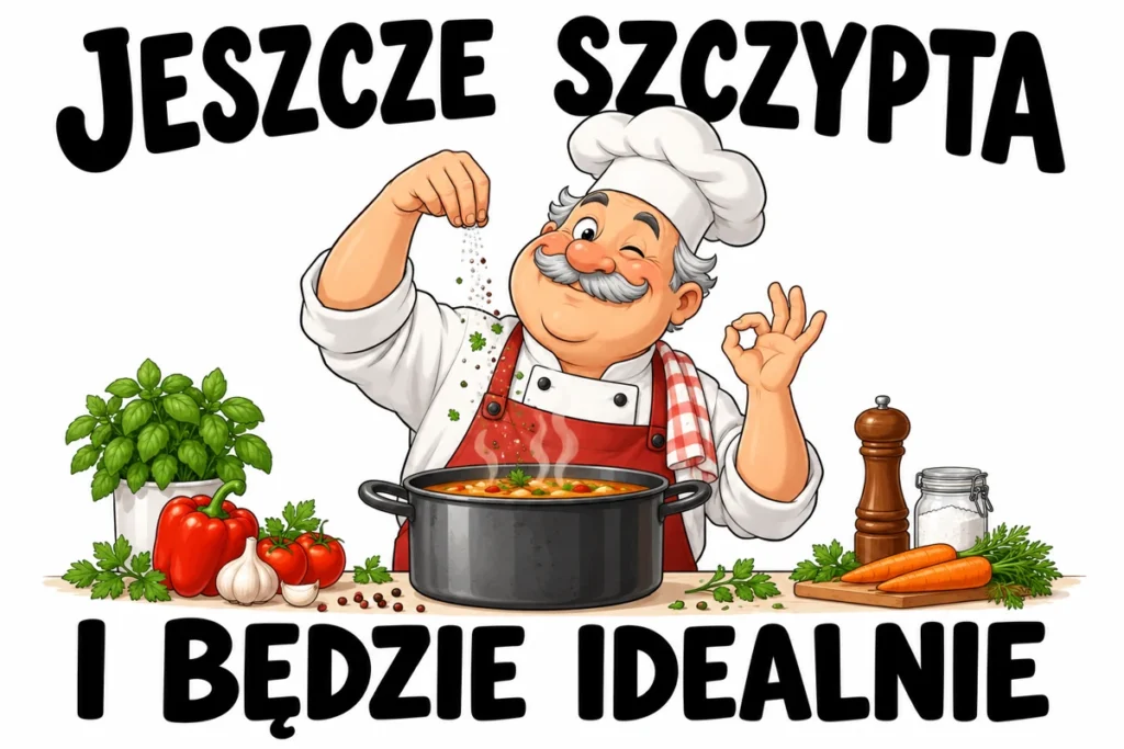 JESZCZE SZCZYPTA — I BĘDZIE IDEALNIE | tabliczka Bogler 30 × 20 cm