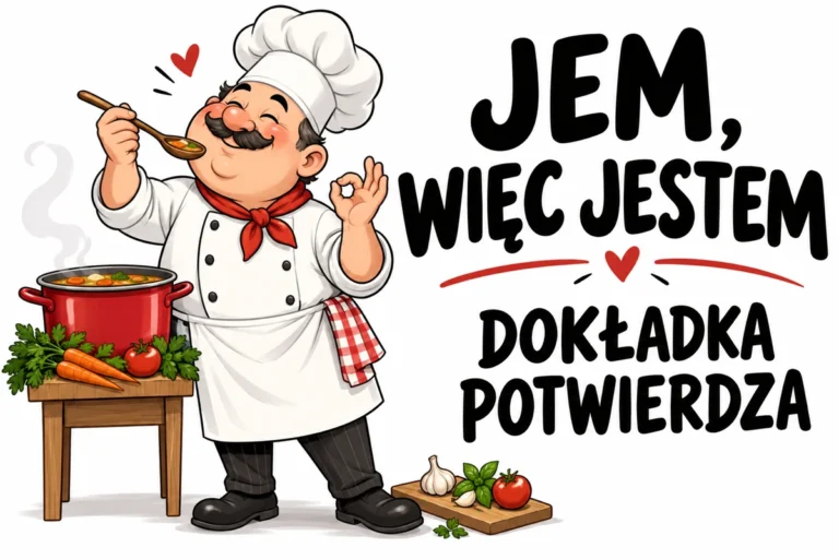 JEM, WIĘC JESTEM — DOKŁADKA POTWIERDZA | tabliczka Bogler 30 × 20 cm