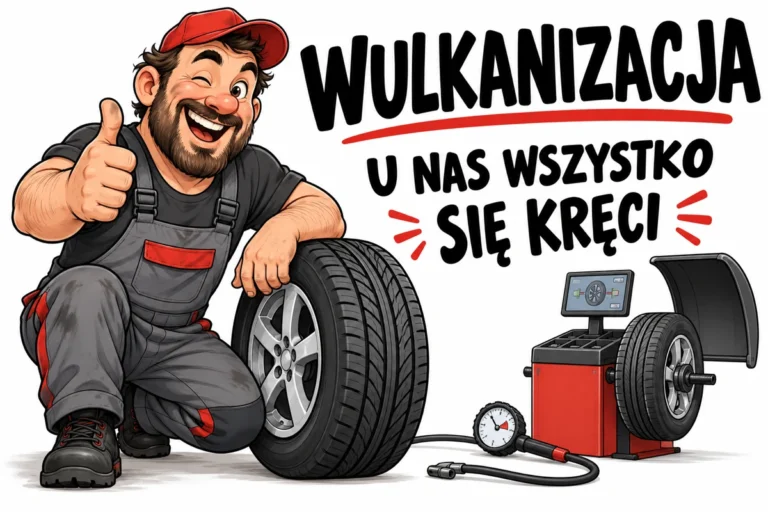 WULKANIZACJA — U NAS WSZYSTKO SIĘ KRĘCI | tabliczka Bogler 30 × 20 cm