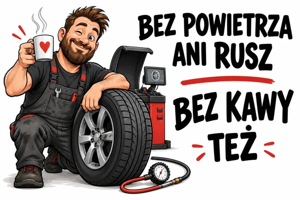 BEZ POWIETRZA ANI RUSZ — BEZ KAWY TEŻ | tabliczka Bogler 30 × 20 cm