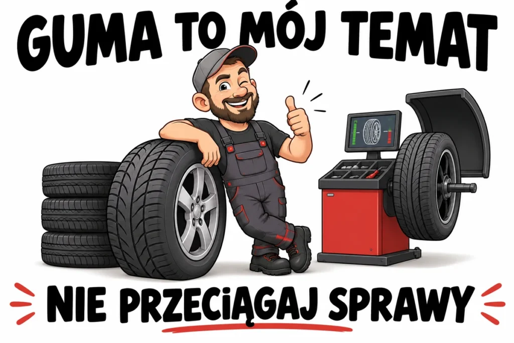 GUMA TO MÓJ TEMAT — NIE PRZECIĄGAJ SPRAWY | tabliczka Bogler 30 × 20 cm