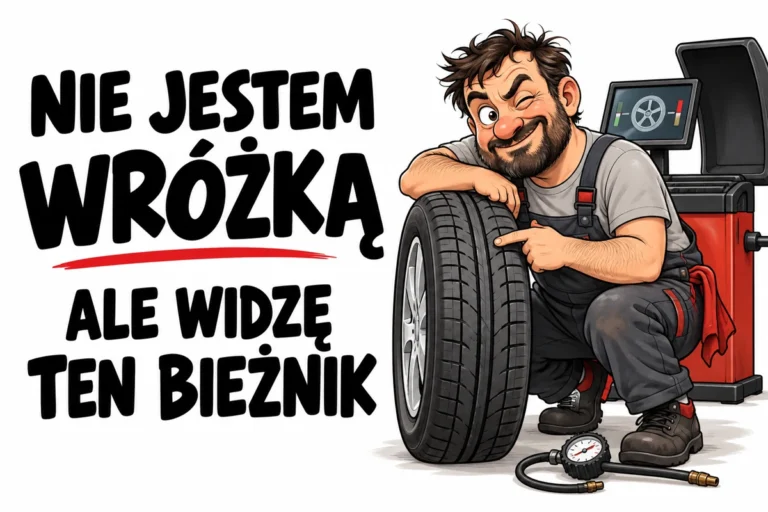 NIE JESTEM WRÓŻKĄ — ALE WIDZĘ TEN BIEŻNIK | tabliczka Bogler 30 × 20 cm