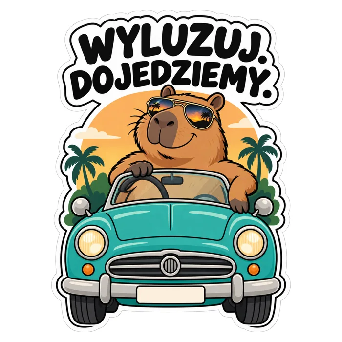 Naklejki na auto — przykładowy produkt