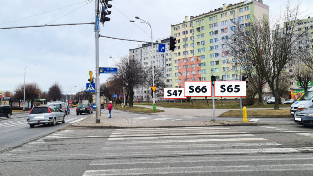 S66 — ul. Ludwika Zamenhofa – McDonald (środkowy)